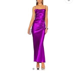 Superdown Lanthea Maxi Dress in Purple NWT